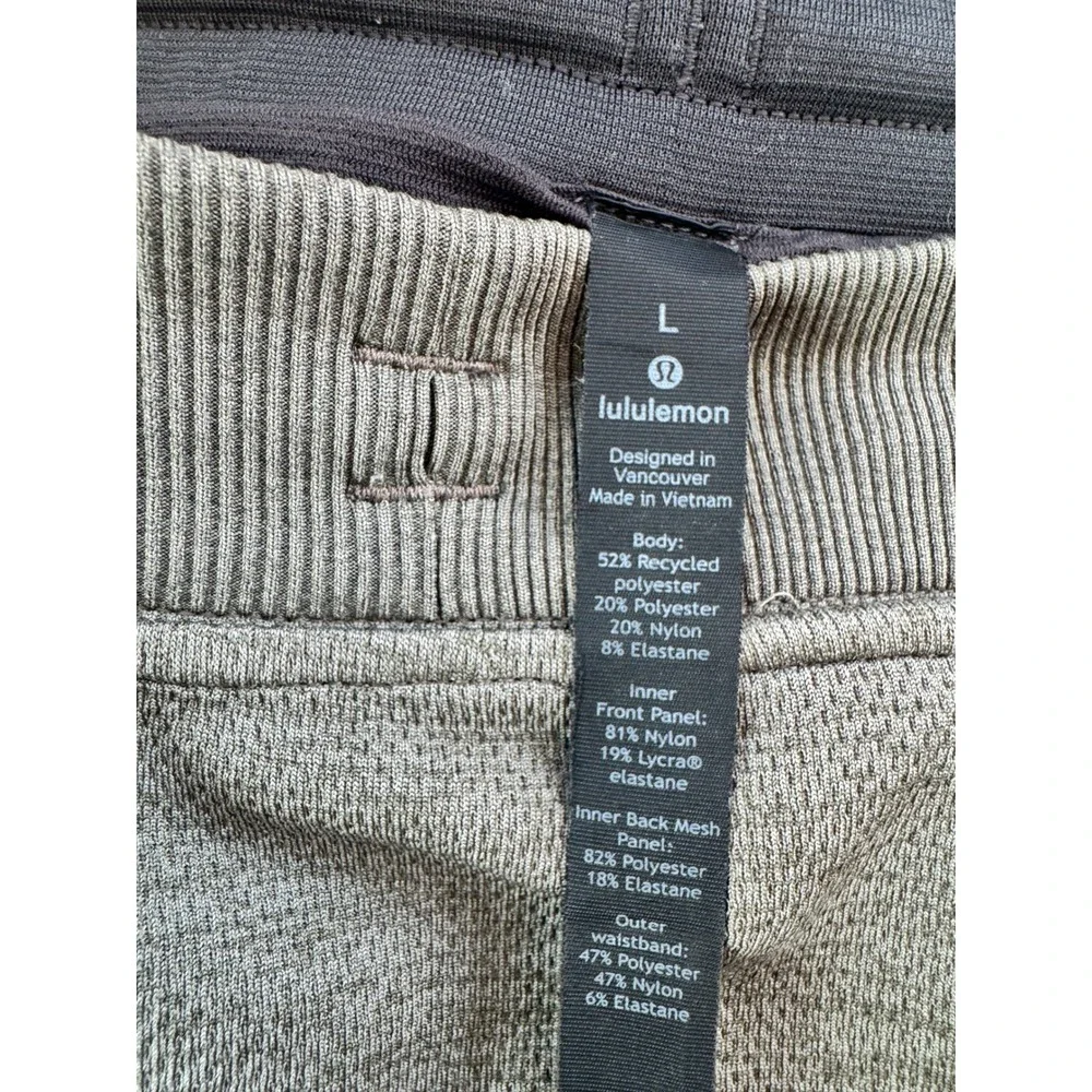 Lululemon Men's T.H.E. Shorrts Lined Olive Green Size L